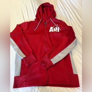 Nike Red and Gray Hoodie AZ Cardinals hoodie